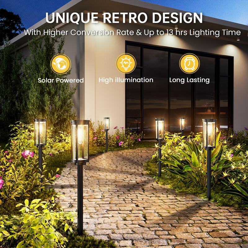 4x AmberGlow™ Outdoor Lights