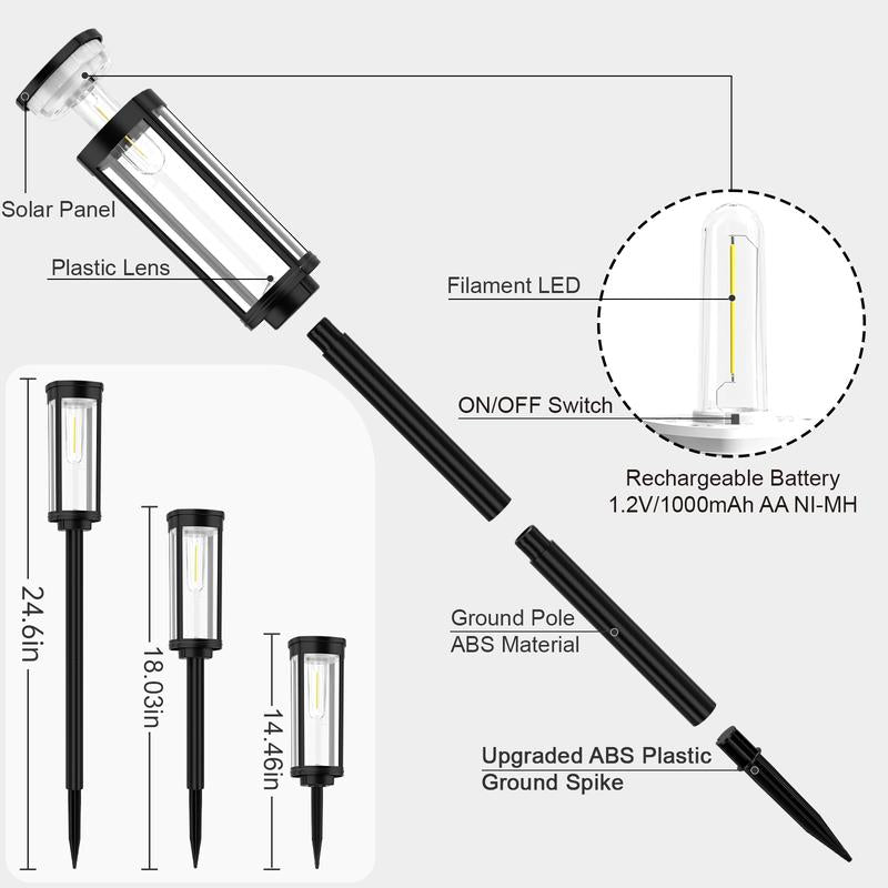 4x AmberGlow™ Outdoor Lights
